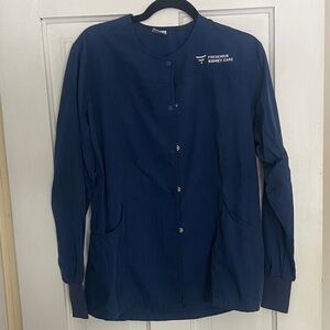 Women's Fresenius Blue Scrub Jacket